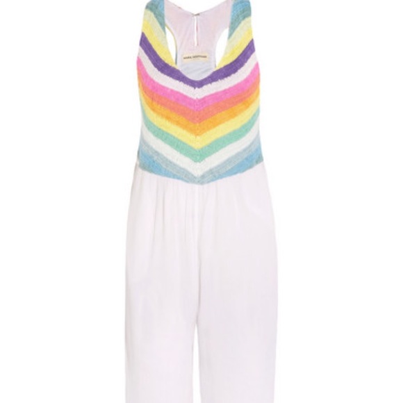 ❌SOLD❌Mara Hoffman Crotchet Rainbow Jumpsuit - Picture 3 of 7